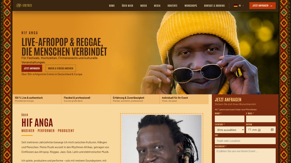 Hif Anga — Live-Afropop & Reggae